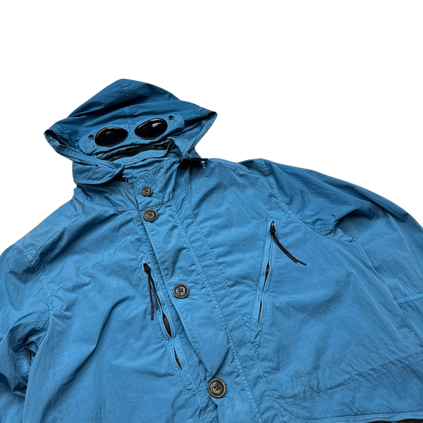 CP Company Blue Chrome Goggle Jacket - XXL