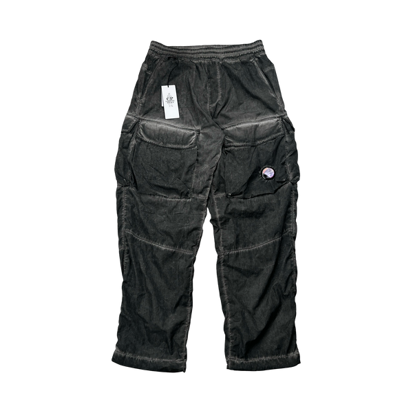 CP Company x Palace Grey Nylon Cargo Trousers - 32"