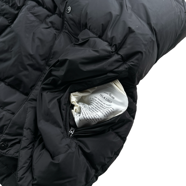 Stone Island x Supreme 2023 Tela Logo Reversible Down Puffer Jacket - Small