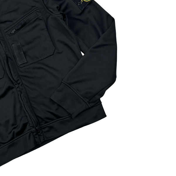 Stone Island 2006 Black Nylon Multi Pocket Track Top - Medium