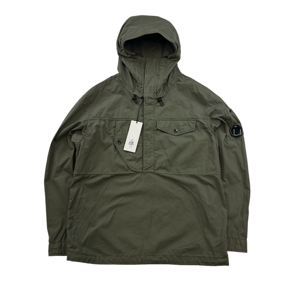 CP Company Green Pullover Smock Overshirt - Medium