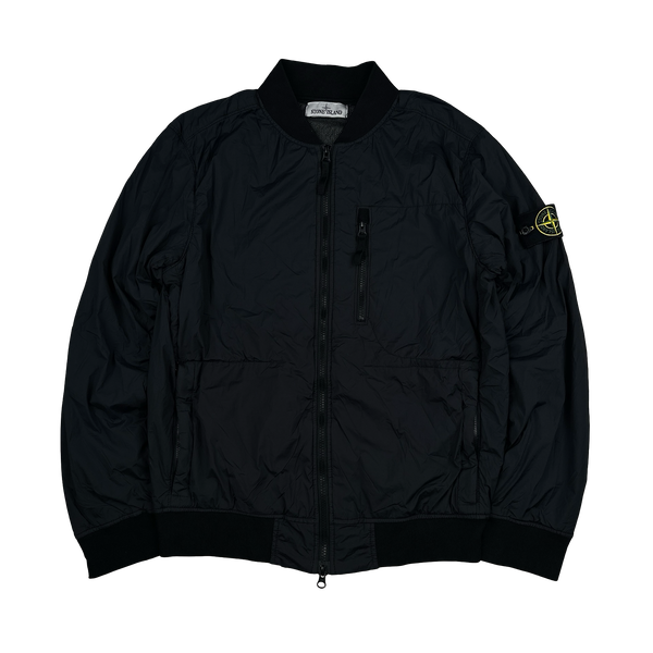 Stone Island 2022 Black Nylon Skin Touch TC Polartec Jacket - Small