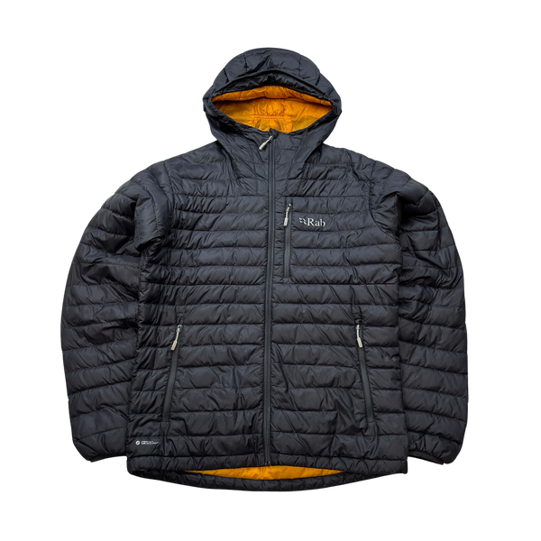 RAB Grey/Orange Down Puffer Jacket - Medium