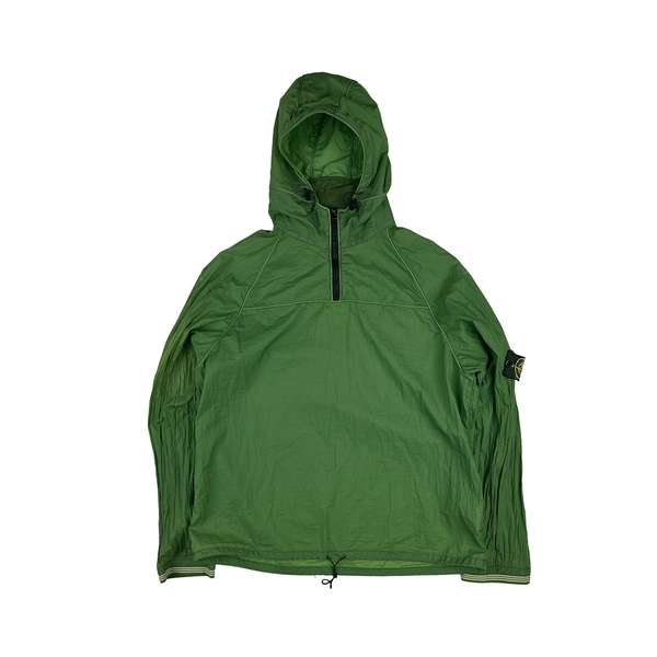 Stone Island 2006 Archive Hyperlight Mesh Badge Nylon Pullover Smock - Large