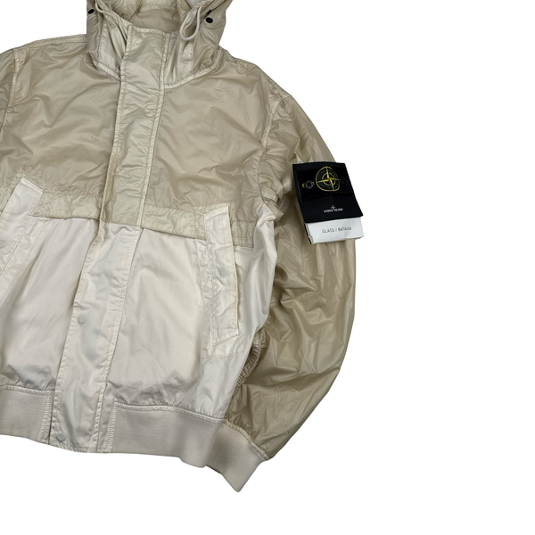 Stone Island Beige Glass Bativia Jacket - Medium