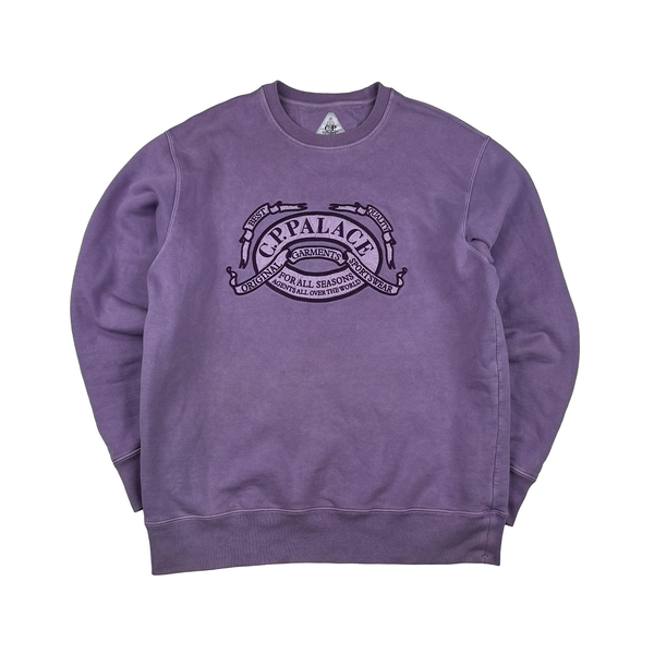 CP Company x Palace Purple Sweatshirt - Large