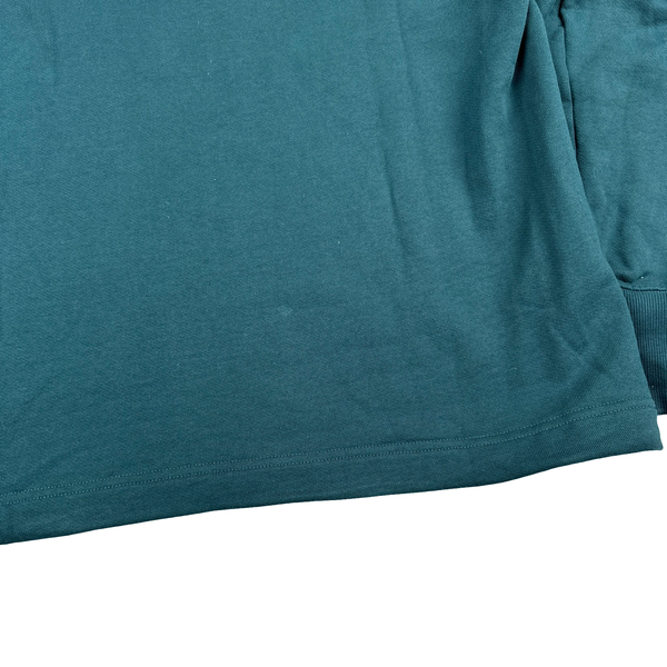 CP Company Jade Cotton Lens View Zipped Neckline Hoodie - XL