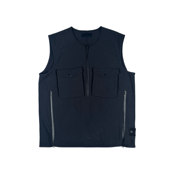 Stone Island 2020 Navy Ghost Stretch 5L Gilet - XL