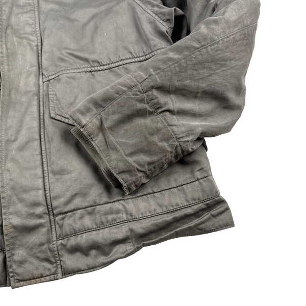 Stone Island 2009 Raso Gommato Down Filled Dutch Rope Lined Jacket - Small