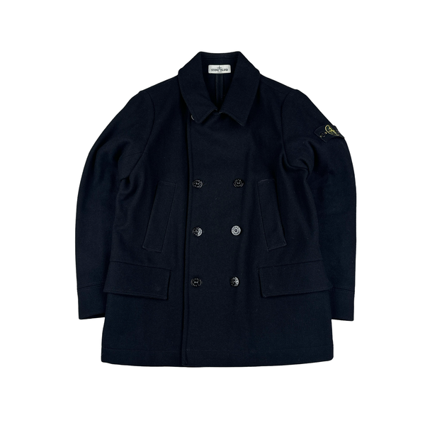 Stone Island 2012 Wool Pea Coat - Large