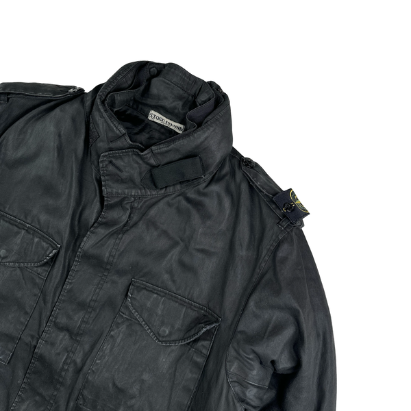 Stone Island 2008 Lino Flax Shoulder Badge Jacket - XL