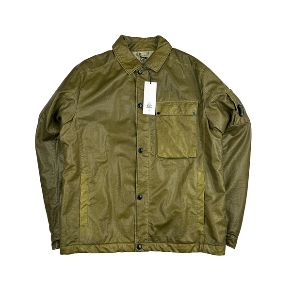 CP Company Olive Green Nyber Field Jacket - Large