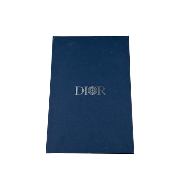 Stone Island X Dior B57 Grey Yellow Low Trainers - UK 9