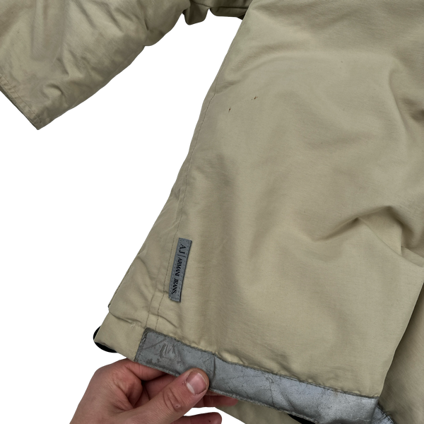 Armani Jeans 2000's Heavyweight Down Filled Long Puffer Jacket - Small
