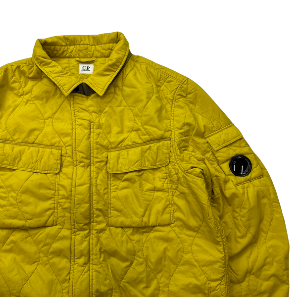 CP Company Yellow Nylon Quilted Jacket - XL