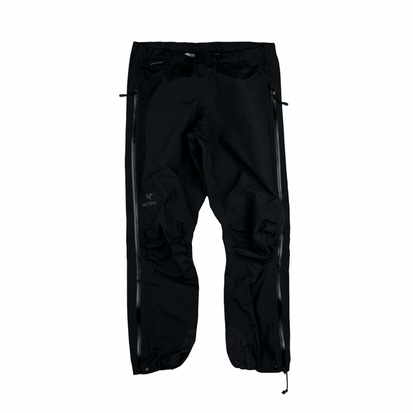 Arcteryx Black Gore-Tex XCR Lightweight Shell Trousers - Large