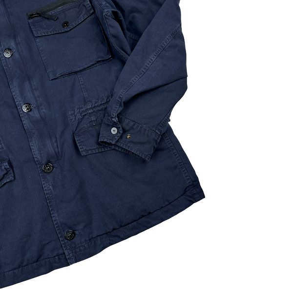 Stone Island 2012 Navy Army Tex Cotton Multi Pocket Field Jacket