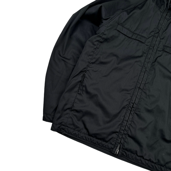 Stone Island 2021 Black Ghost Reversible Hooded Jacket - Medium