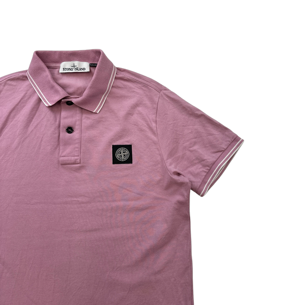 Stone Island 2018 Pink Polo Top - Medium