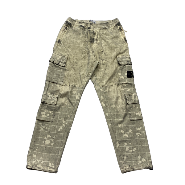 Stone Island Dust Ghillie Laser Camo Cargo Trousers - 30"