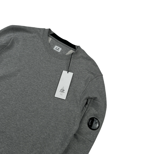 CP Company Light Grey Cotton Crewneck Sweatshirt - XS