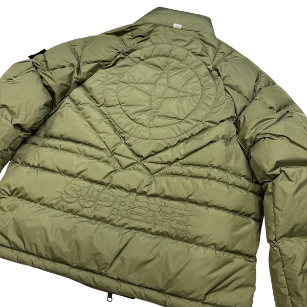 Stone Island x Supreme 2023 Tela Logo Reversible Down Puffer Jacket - Small