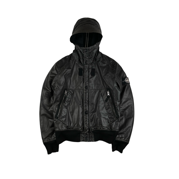 Stone Island 2011 Khaki Waxed Ice 2 Jacket - Medium