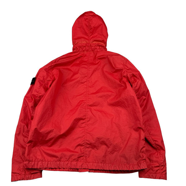 Stone Island 2019 Red Membrana TC 3L Hooded Jacket - XL