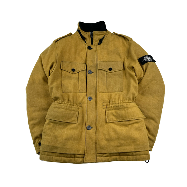 Stone Island 2014 Ice Wool Blend Down Jacket - Medium