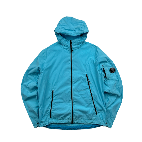 CP Company 50 Fili Baby Blue Hooded Jacket - Large