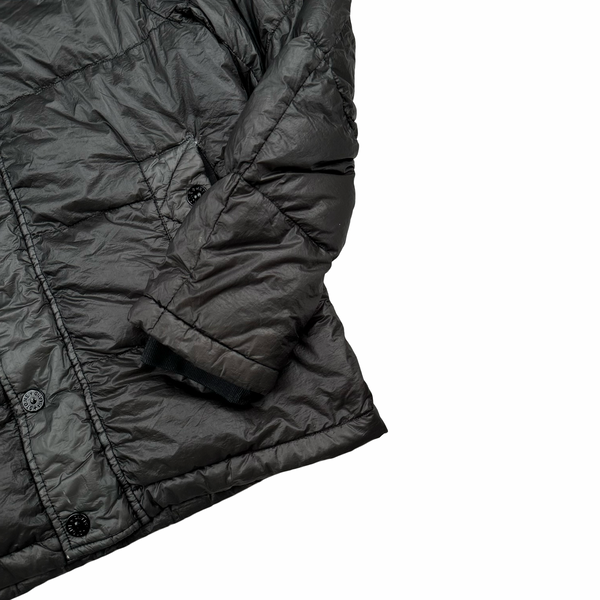 Stone Island 2011 Grey Garment Dyed Puffer Jacket - Large