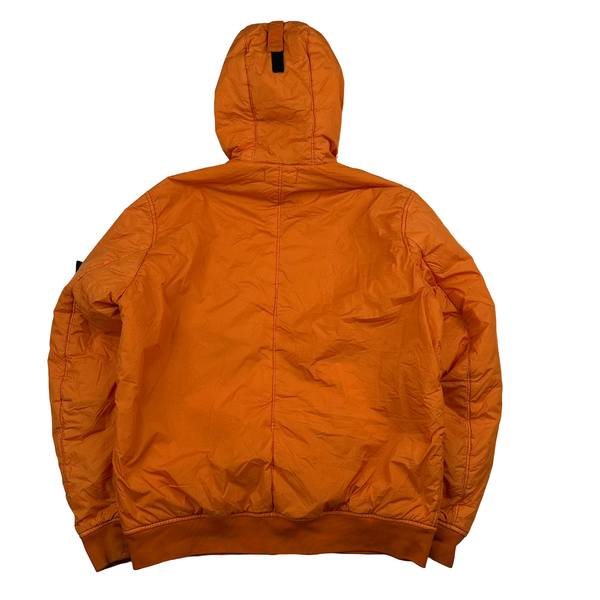 Stone Island 2019 Orange Crinkle Reps NY Jacket - XL