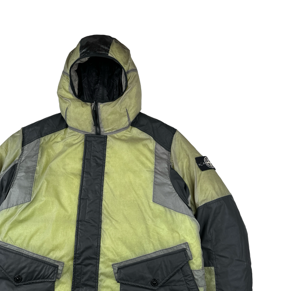 Stone Island 2016 Resin-T Shell Down Puffer Ice Jacket - Large