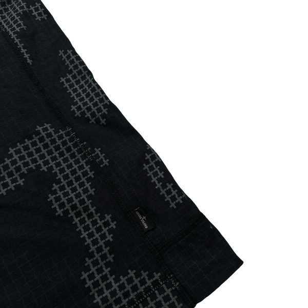 Stone Island 2017 Grid Check Camo Crewneck T Shirt - XL