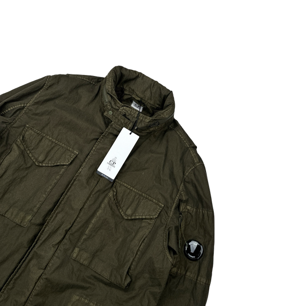 CP Company Khaki 50 Fili Lens Viewer Field Jacket - Large