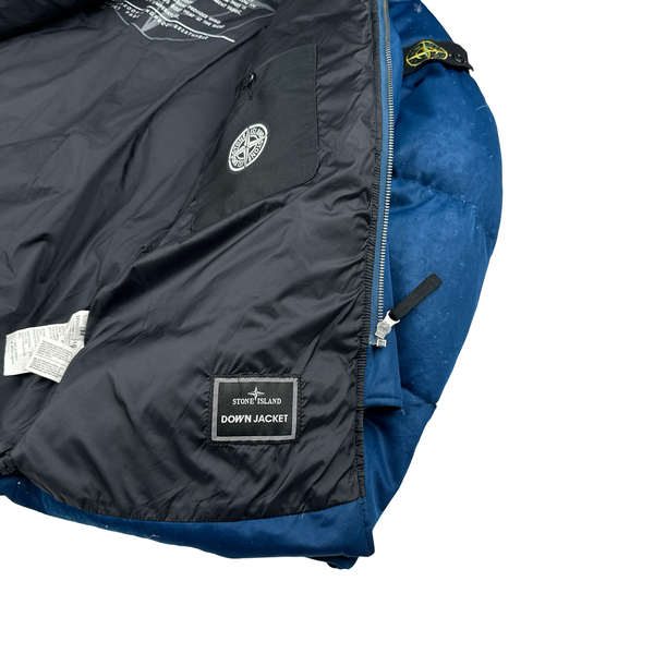 Stone Island Navy Weatherproof Down Parka Jacket - Medium