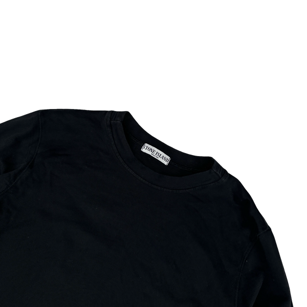 Stone Island 2010 Black Cotton Crewneck Sweatshirt - XL