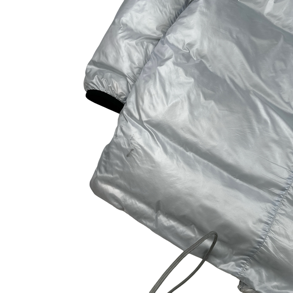 Stone Island 2018 White Pertex Quantum Y Down Long Puffer - Large