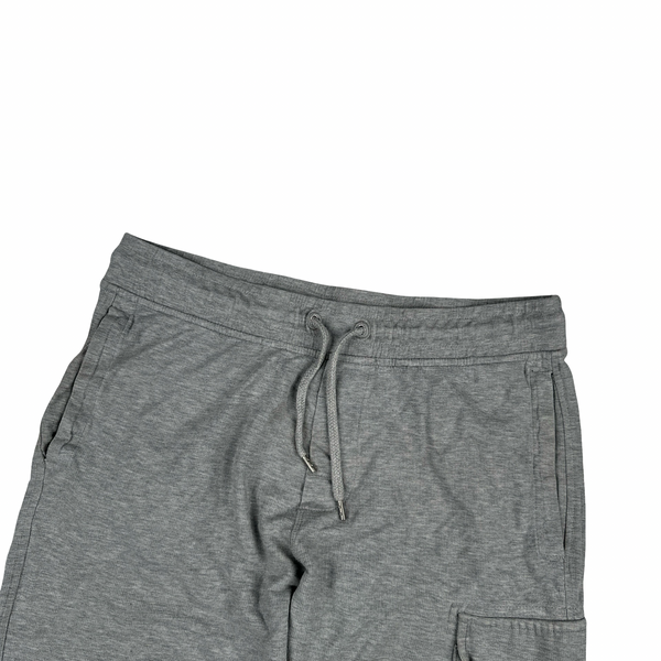 CP Company Grey Cotton Lens Viewer Shorts - Medium
