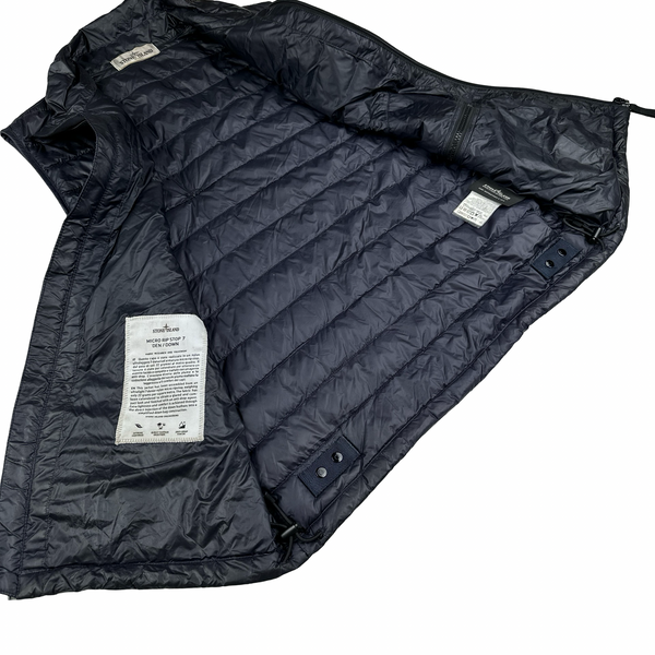 Stone Island 2013 Navy Micro Yarn Down Packable Gilet - Small