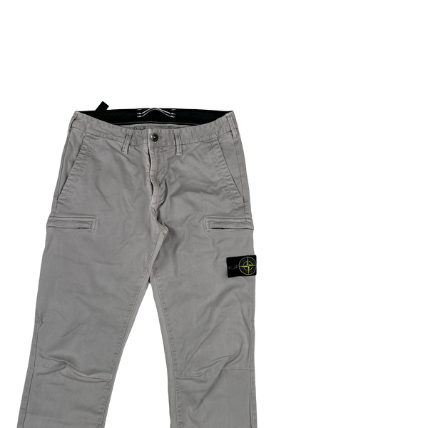 Stone Island 2020 Grey SK Cargo Trousers - 32"