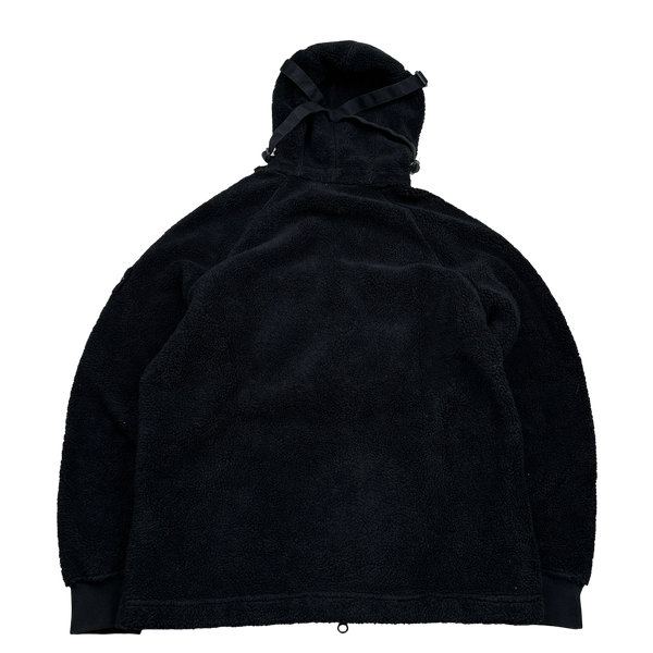 Stone Island 2021 Black Teddy Fleece Zipped Jacket - Large – Mat's