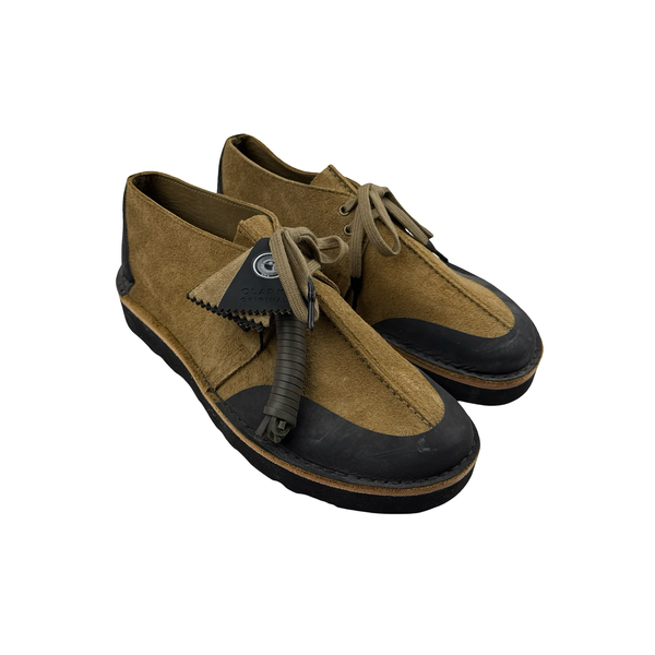 CP Company x Clarks Originals Beige Suede Shoes - UK 9