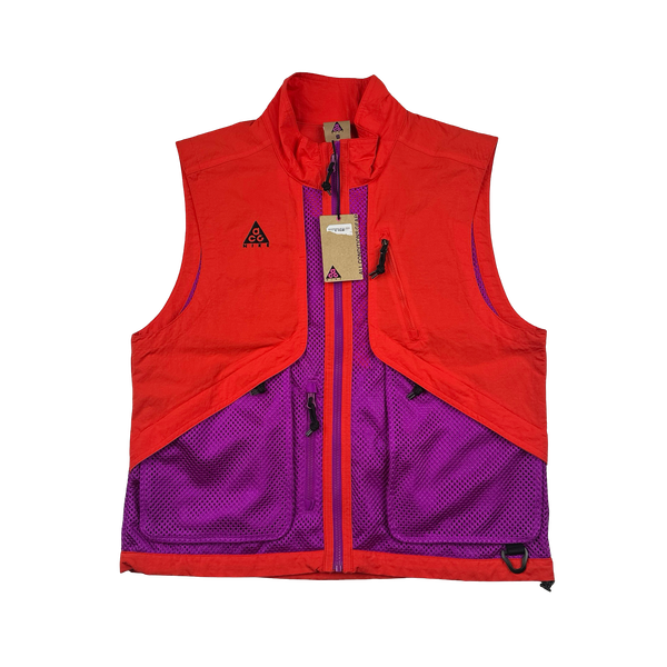 ACG Mesh Colour Block Waterproof Mesh Panel Gilet - Small