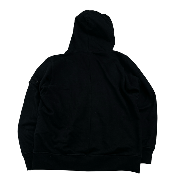 Stone Island 2018 Black Shadow Project Thick Cotton Pullover Hoodie - XL