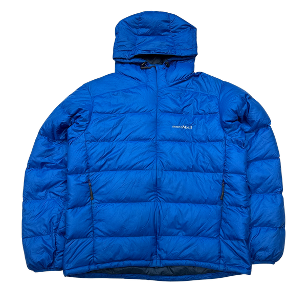 Montbell Blue Superior Down Lightweight Puffer Jacket - Large