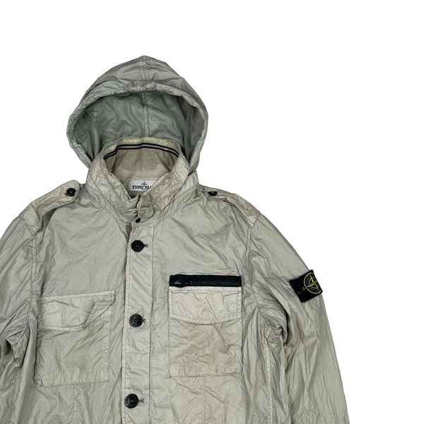 Stone Island 2013 Tan Membrana TC Field Jacket - Large