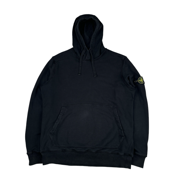 Stone Island 2021 Black Pullover Hoodie - XL