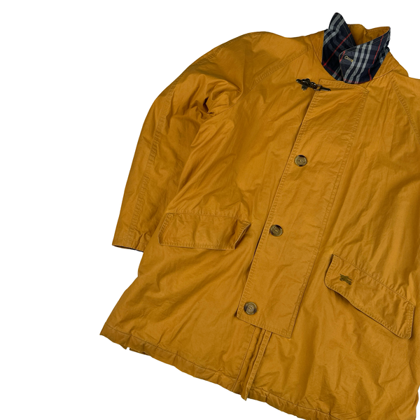 Burberry Orange Nova Check Lined Jacket - XL