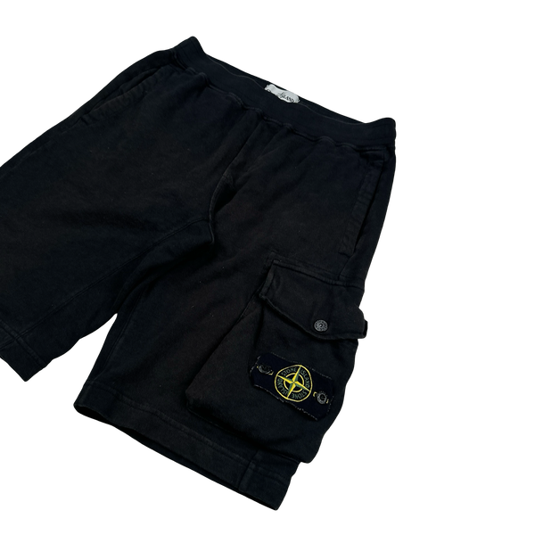 Stone Island 2019 Black Cotton Shorts - Small